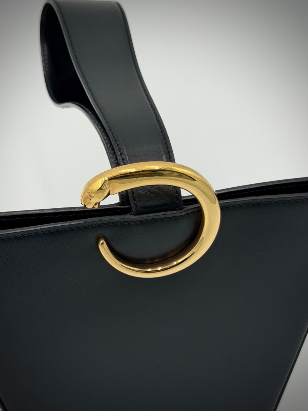 Cartier Panthère Bucket Bag — Black Calfskin - Picture 5 of 11